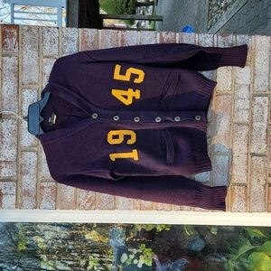 Women's Vintage Navy 1945 Button down Carrigan